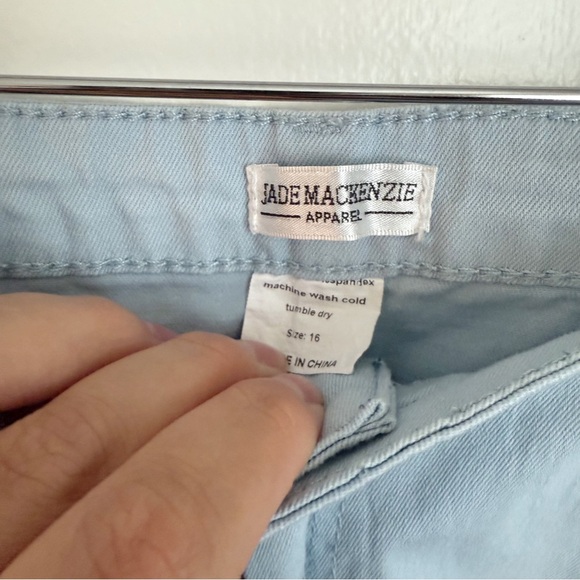 Jade Mackenzie Apparel Blue Knee-Length Pencil Skirt - Picture 5 of 7